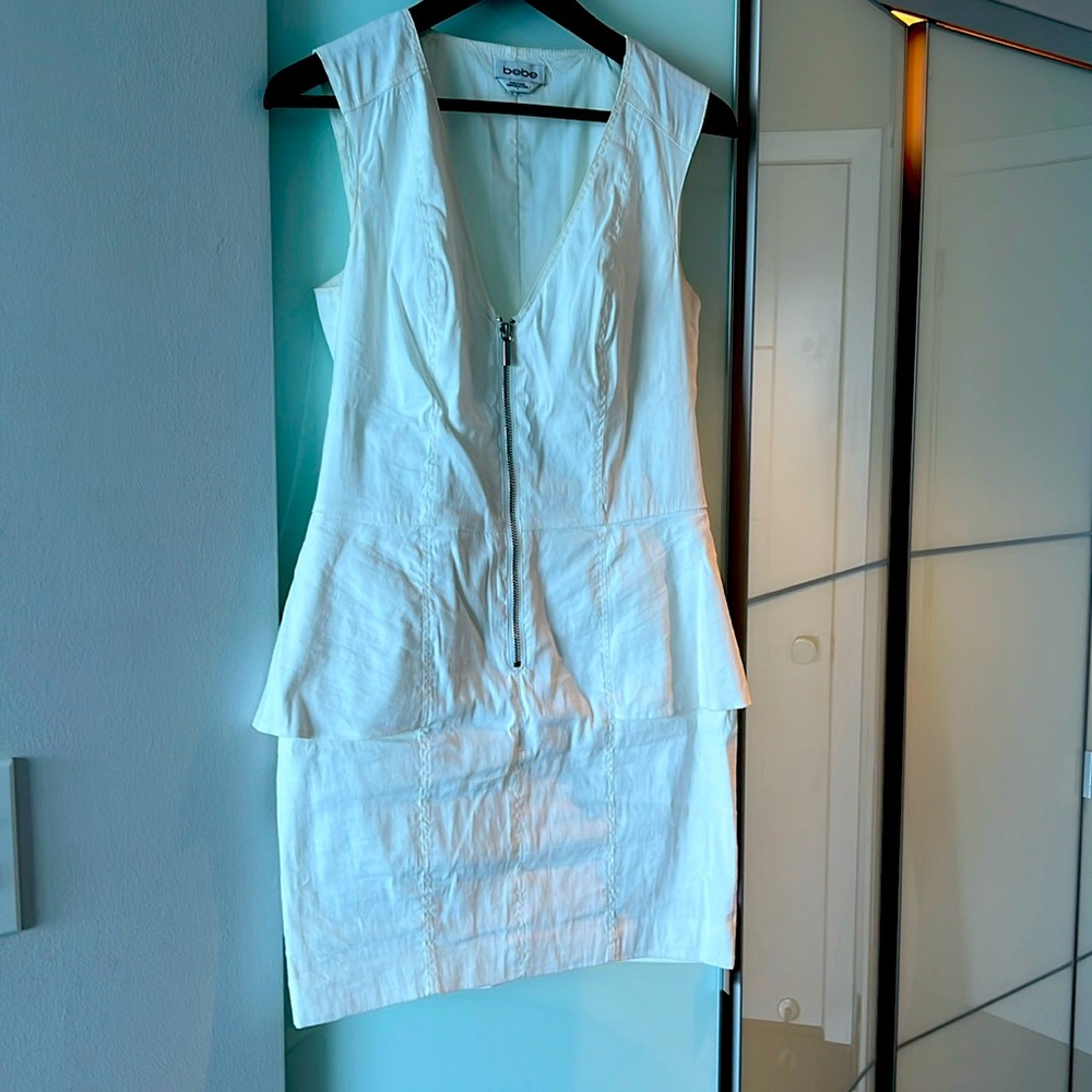 White Bebe dress